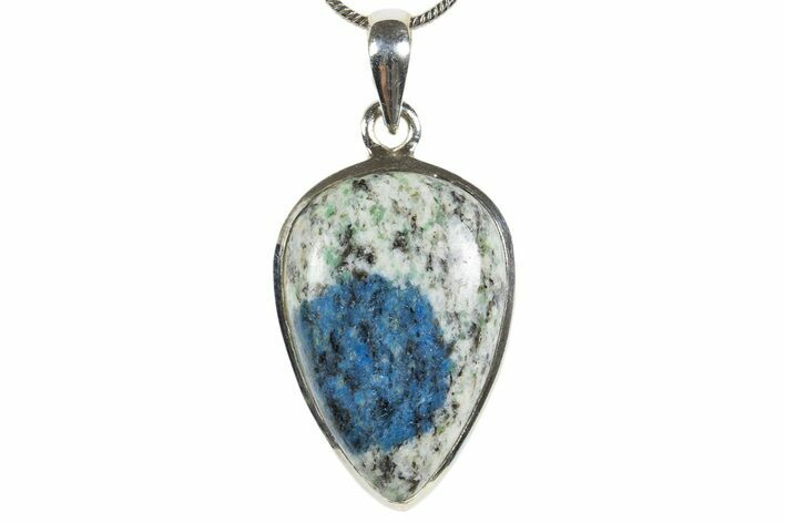 Polished K Granite Pendant (Necklace) - Sterling Silver #345224